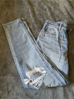 American Eagle Outfitters Ripped Mom Jeans